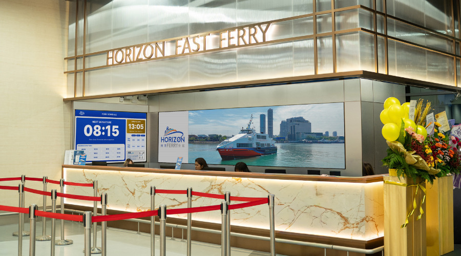 Horizon fast ferry counter