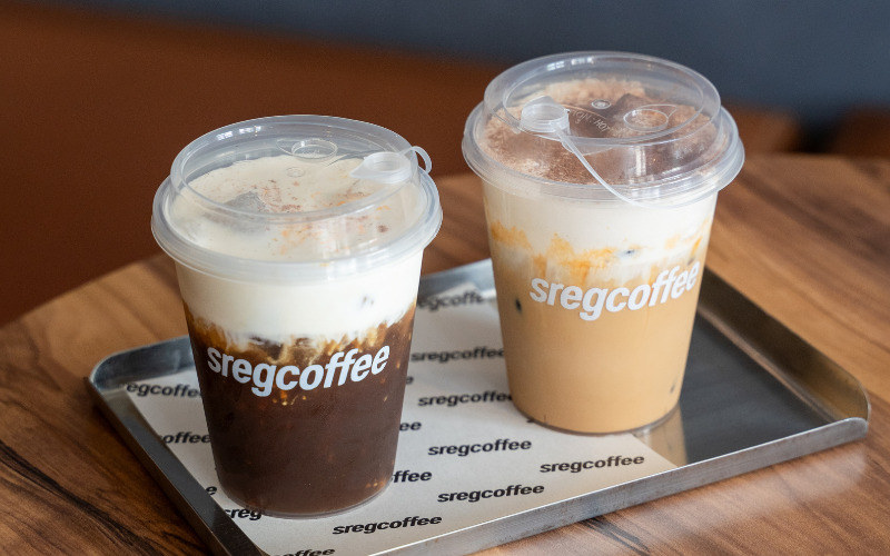 Mont Blanc and Caramel Cloud Latte Sreg Coffee