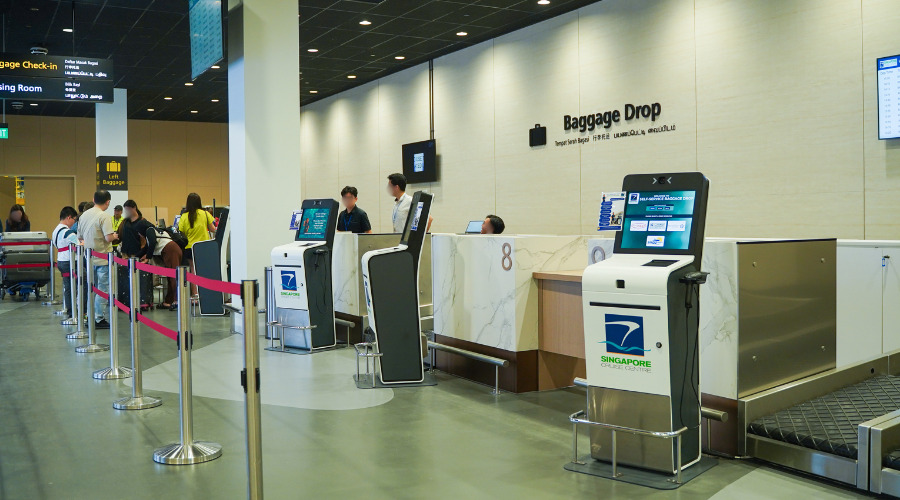 Baggage drop at singapore cruise centre