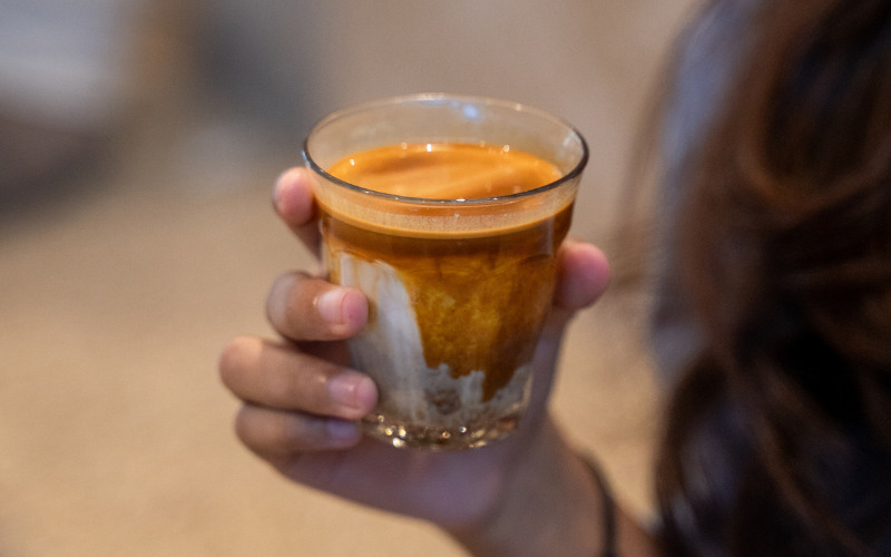 Dirty Latte Tatido Coffee