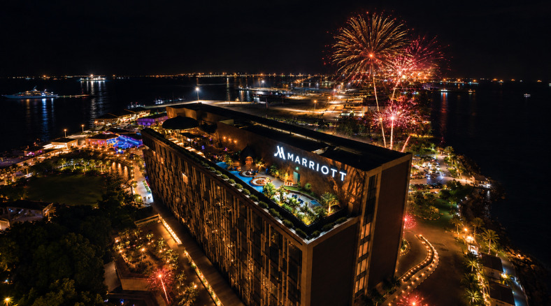 New Year Countdown Party at Batam Marriott Hotel Harbour Bay